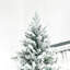 Arbre de Noël artificiel enneigé 9 pieds avec 616 branches de cèdre réalistes, ouverture automatique, décoration de Noël, vert