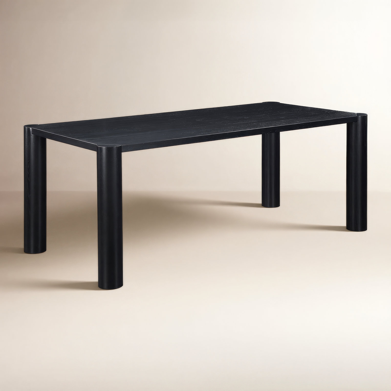 Channing Dining Table, Black, 36" W x 76" L