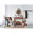 12.5" X 3" X 37.5" Metal Wall Art With Grid Pattern