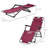Outsunny Folding Chaise Lounge Chair For Outside, 2-In-1 Tanning Chair With Pillow & Pocket, Adjustable Pool Chair For Beach, Patio, Lawn, Deck-263080172
