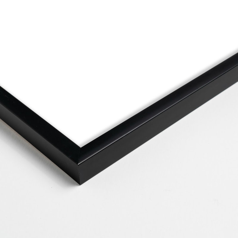 Curvy Print by Driftway Studio, Black Framed, 16" H x 16" W x 1.25" D