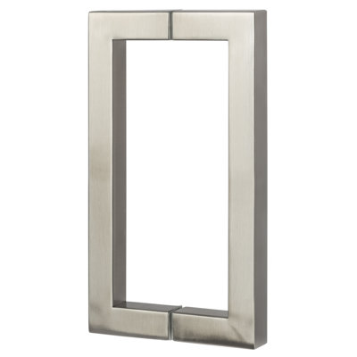 Shower Door Handle, 9", Square, 2-sided