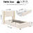 Kids Bed with LED Lights & Storage, Velvet Upholstered Wingback Platform Bed Frame, Noise-Free, Twin Size-209422865-209422864