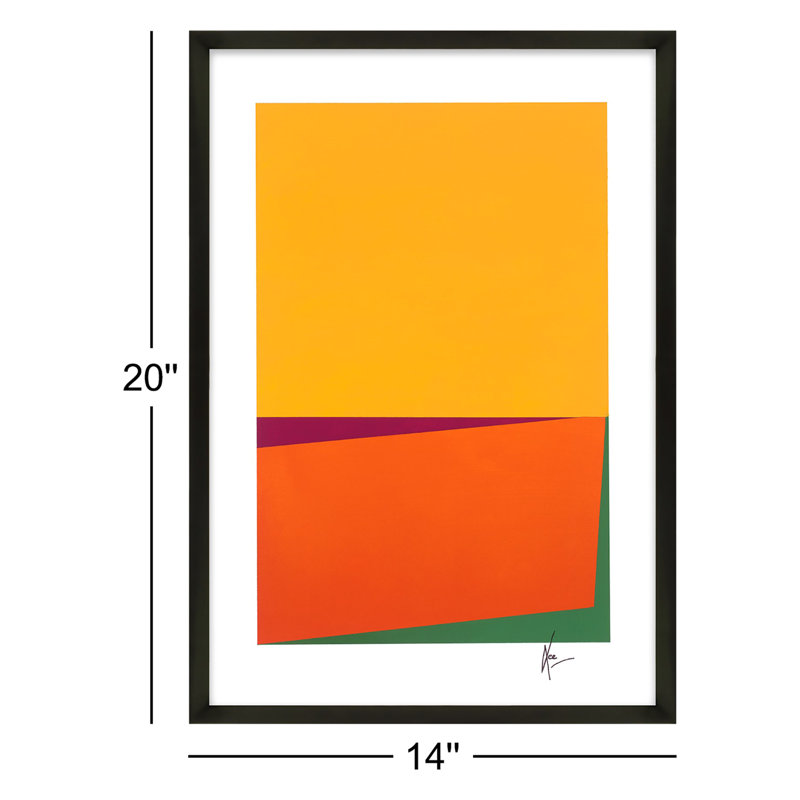 Sahara Print by Lee Lessem, Black, 20" H x 14" W