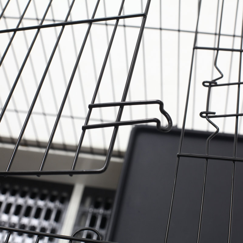 Cage avec rampe Caines Chinchilla, Noir