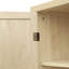 Armoire à 4 portes avec 1 tiroir, 4 tablettes intérieures réglables, armoire de rangement-1368724503