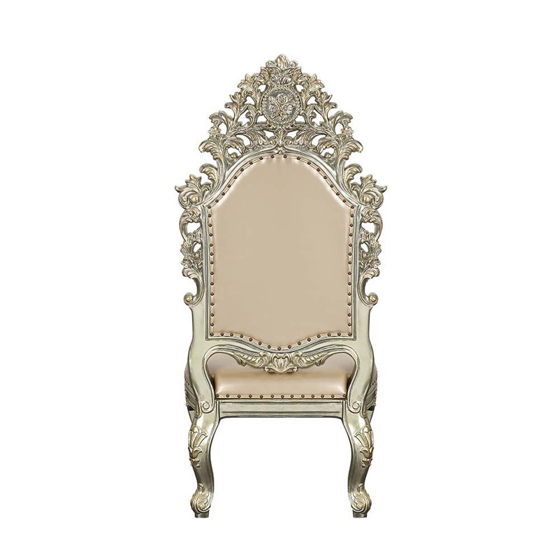 Faux Leather Side Chair
