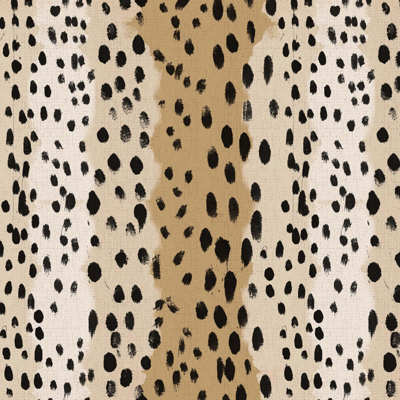 Chaise pivotante, Linen Leopard Caramel