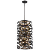 Brayden Studio Harnett Dark Bronze Finish Pendant Light