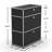 Lateafa 29.52 Wide 3 - Shelf Storage Cabinet-1530748807