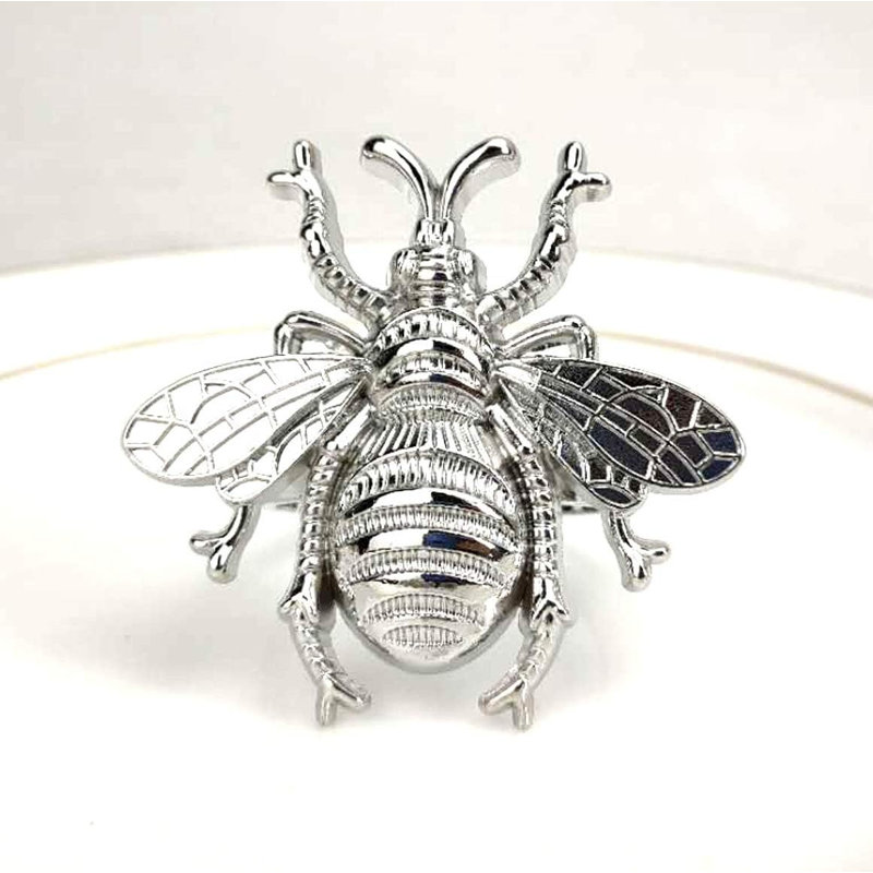 Rond de serviette Bumblebee, Argent