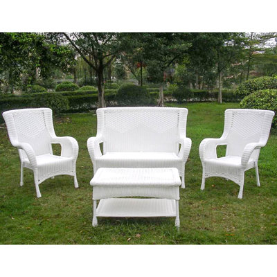Hanish 4 - Person Patio Conversation Set