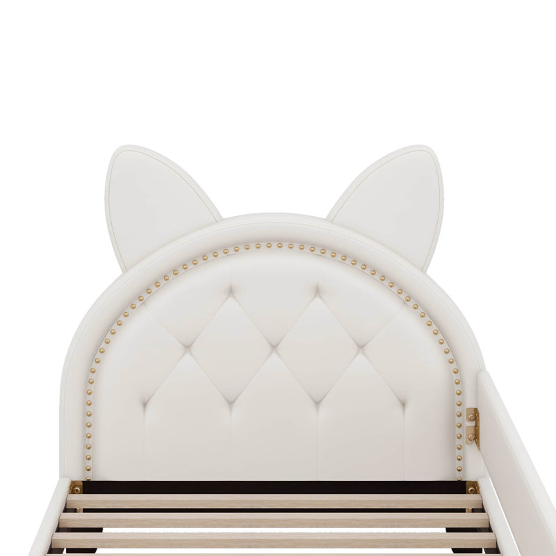 Henriet Twin Size Upholstered Daybed, White