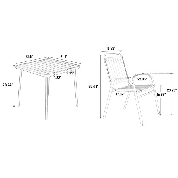 Dimensions du produit