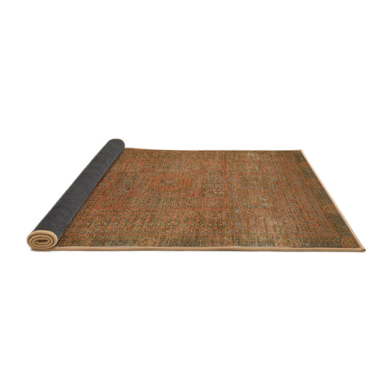 Tapis abstrait moderne 1483, Rond 7 pi