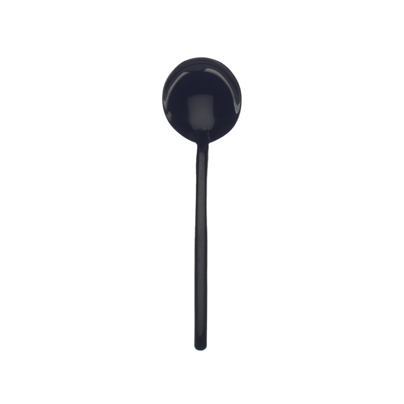 MEPRA Due 6-Piece Coffee Spoon Set, Black Gold