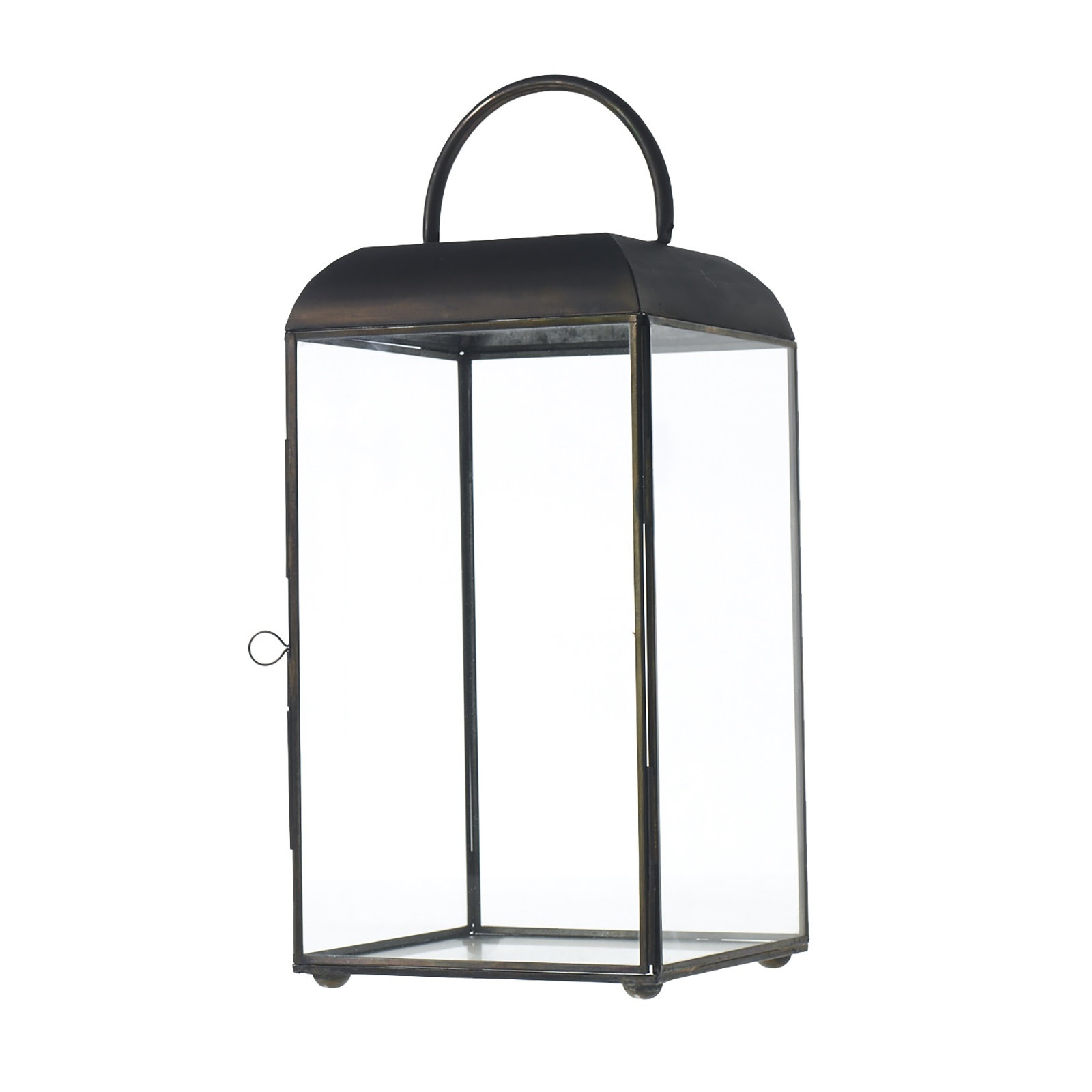 Outdoor Lantern, 14" H x 7.5" W x 7.5" D