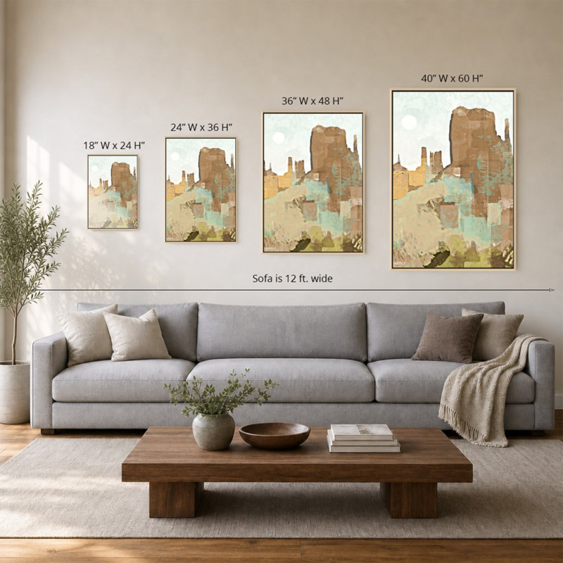 Arizona Monument Mute par Dan Meneely - impression sur toile