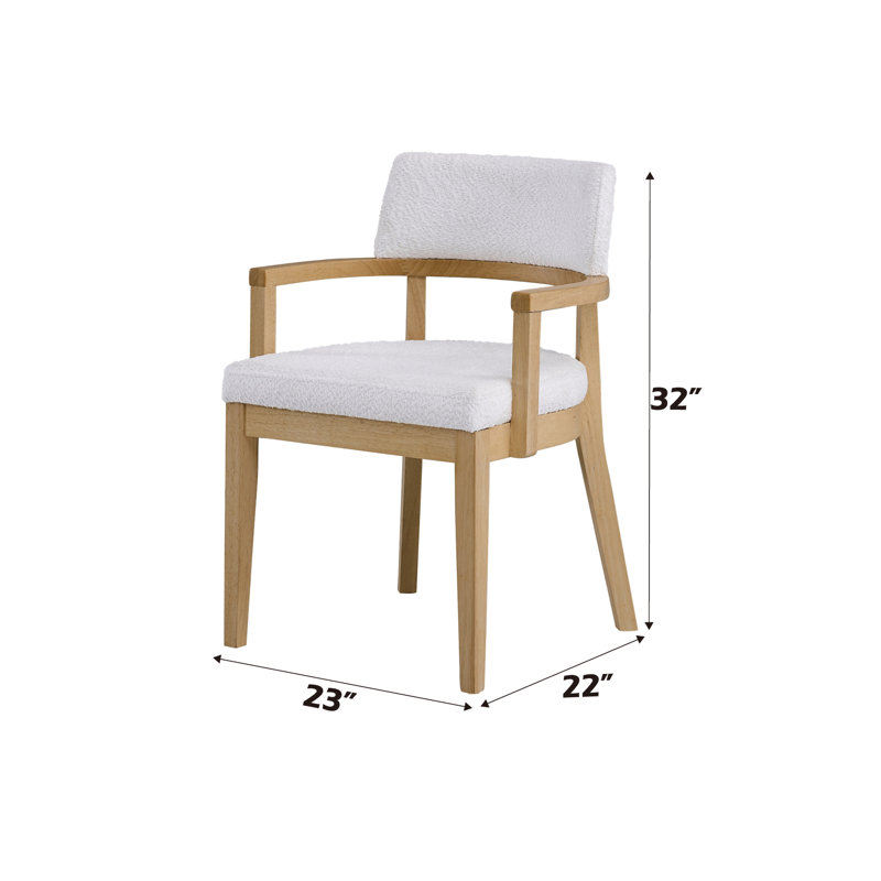 Ensemble de 2 chaises d'appoint Kasem Gorge Gabric & Oak