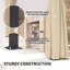 Outsunny 3 x 3(m) Pergola w/Retractable Roof Canopy Curtains-649650664