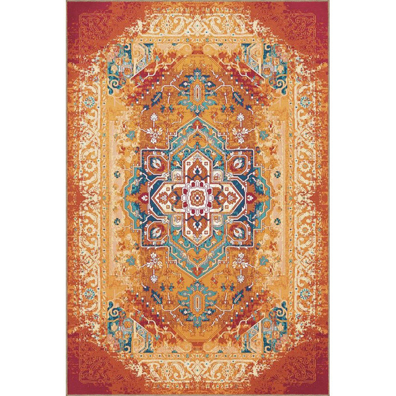 Tapis traditionnel lavable tissé avec motif Siesta, Tapis de couloir 2 pi 6 po x 9 pi 11 po