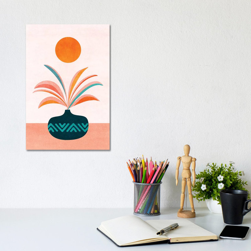 Sun Worship - Print on Canvas, Wrapped Canvas, 20.32 cm H x 30.48 cm W