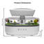 Diffuseur d'huiles essentielles Forest Mini Landscape, 250 ml, humidificateur à ultrasons à brume fraîche et aromathérapie, idéal pour les chambres, les petites pièces, le bureau et un cadeau attentionné