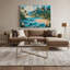 Art mural sur toile avec villes grises-1086461591