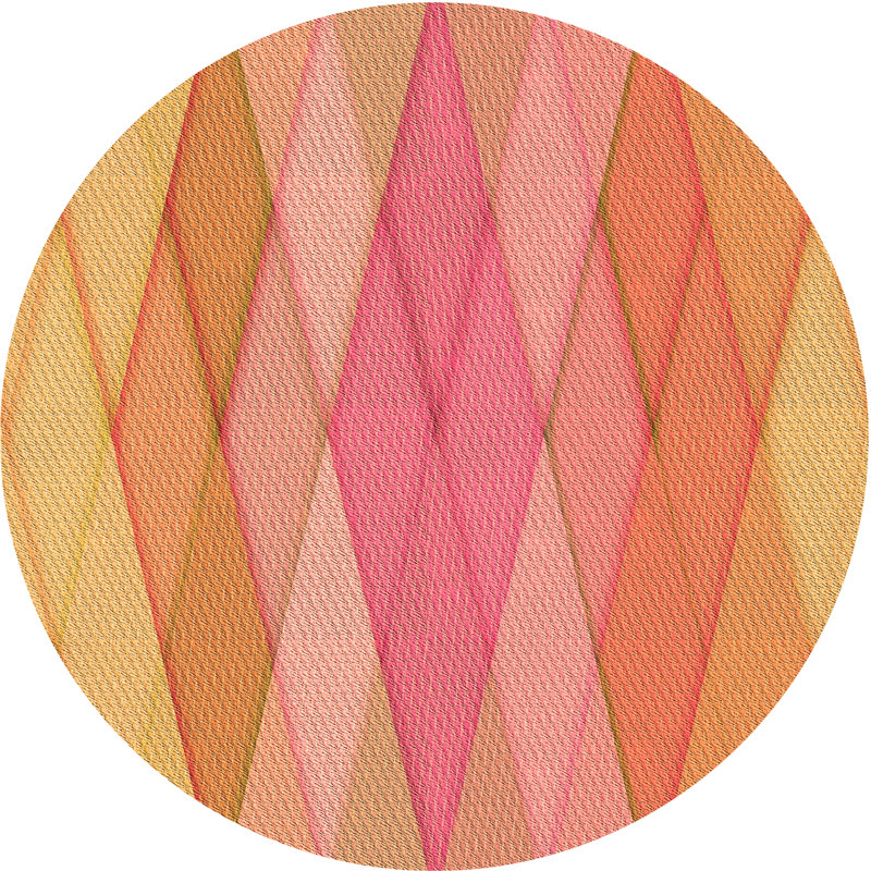 Bianca Argyle Indoor Rug, Round 8'
