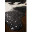 Tapis noir/argent tissé à la machine Duran-21683968