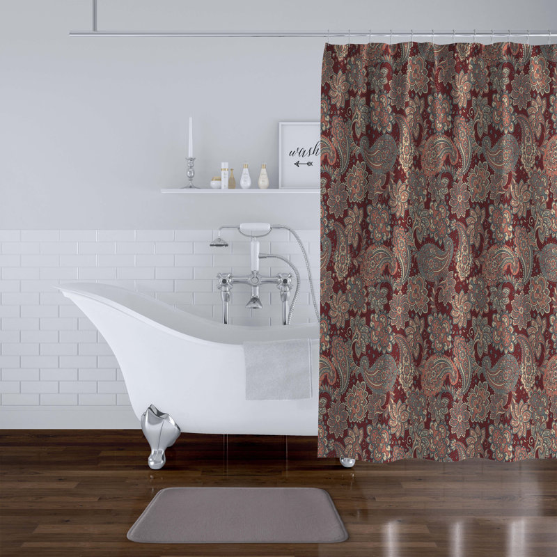Rideau de douche Evansville, H 90 po x l 70 po
