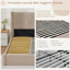 Lit plateforme tapissier avec rangement Braya Luxury Boucle-123040672-123040676