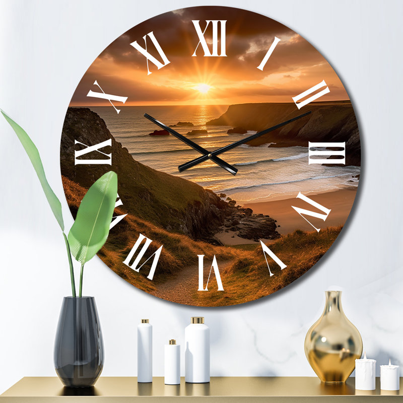 Metal Wall Clock, Medium