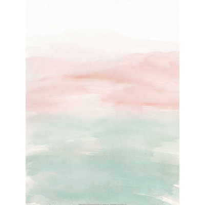 «Abstract Watercolor Landscape», reproduction sur toile tendue