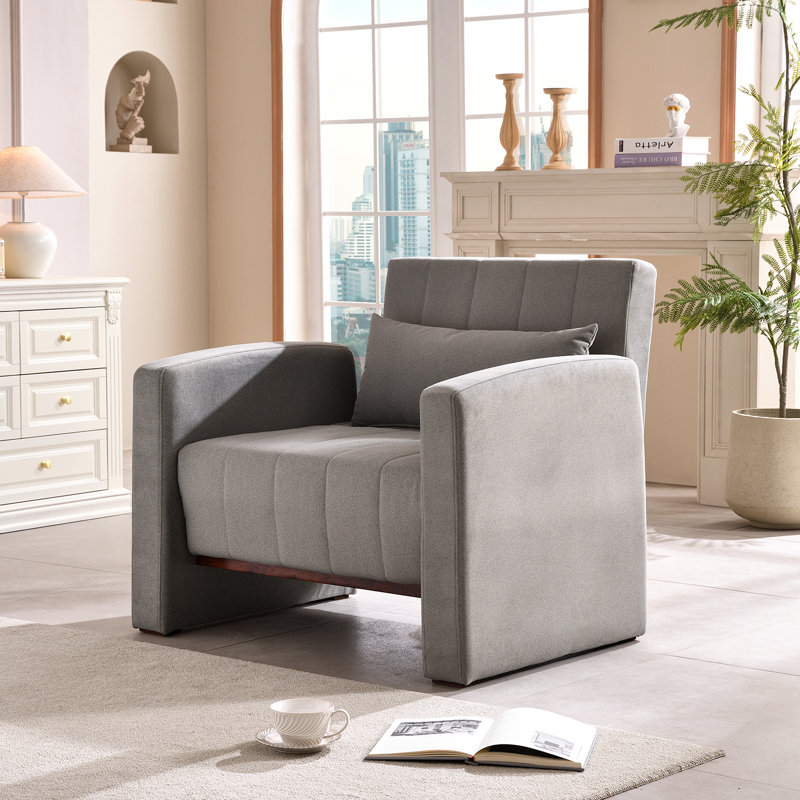 Chaise d'appoint pliante en bois massif multifonctionnelle