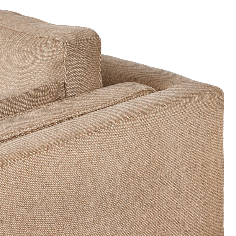 Lawrence Sofa, Nova Taupe 100% Polyester, 34" H x 87" W x 40.5" D