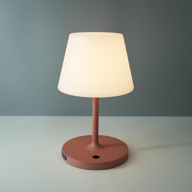 Outdoor Battery Operated Table Lamp, Pink