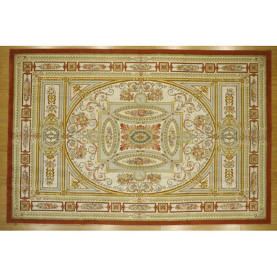 One-of-a-Kind Rectangle 10' x 15' 2010s Rectangle Wool Area Rug in Brown