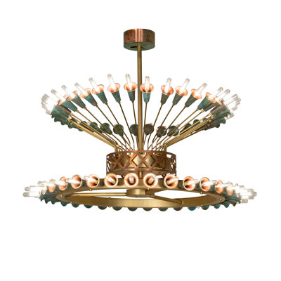 43" Wide Coyle 72 Light Chandelier