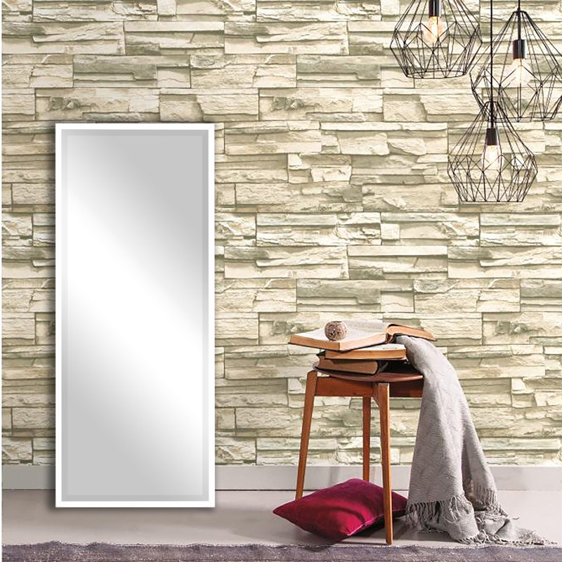 Whitworth Metal Flat Mirror, 66.75" H x 26.25" W