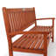 Komal Solid Wood Eucalyptus Outdoor Bench