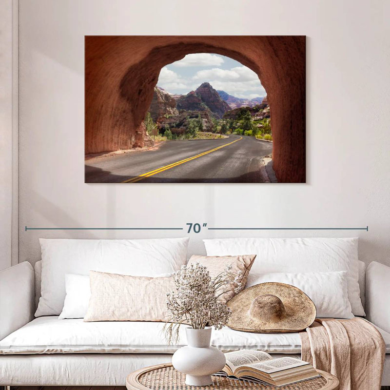Lilie Tunnel To Zion Park, 30" H x 45" W