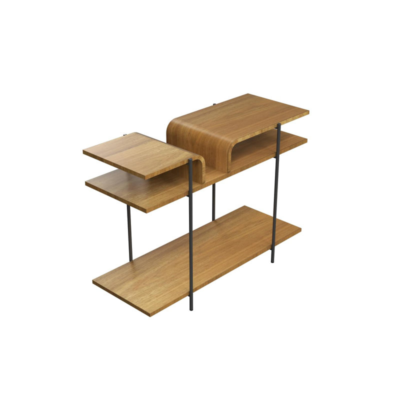 Console Cascade Accord, Louro Freijó, H 29,92 po x l 43,31 po x P 17,13 po