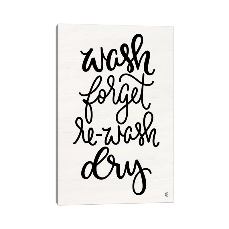 Wash And Forget by Fearfully Made Creations - Wrapped Canvas Print, 101.6 cm H x 66.04 cm W x 1.91 cm D