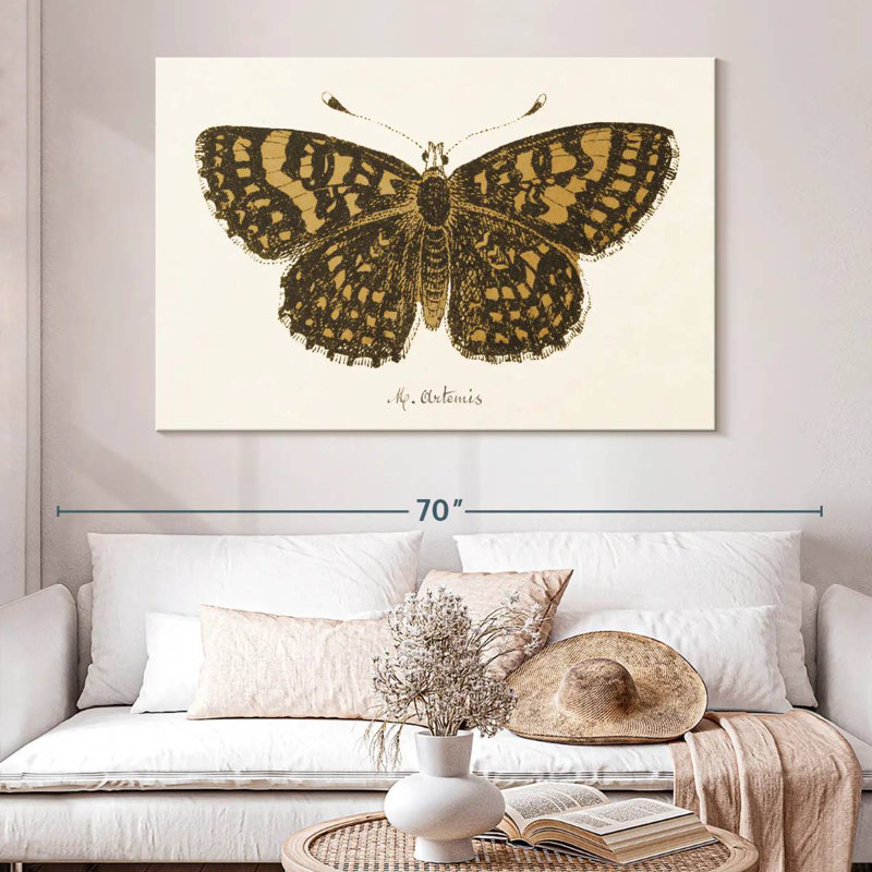 Papillon antique II, H 34 po x l 51 po