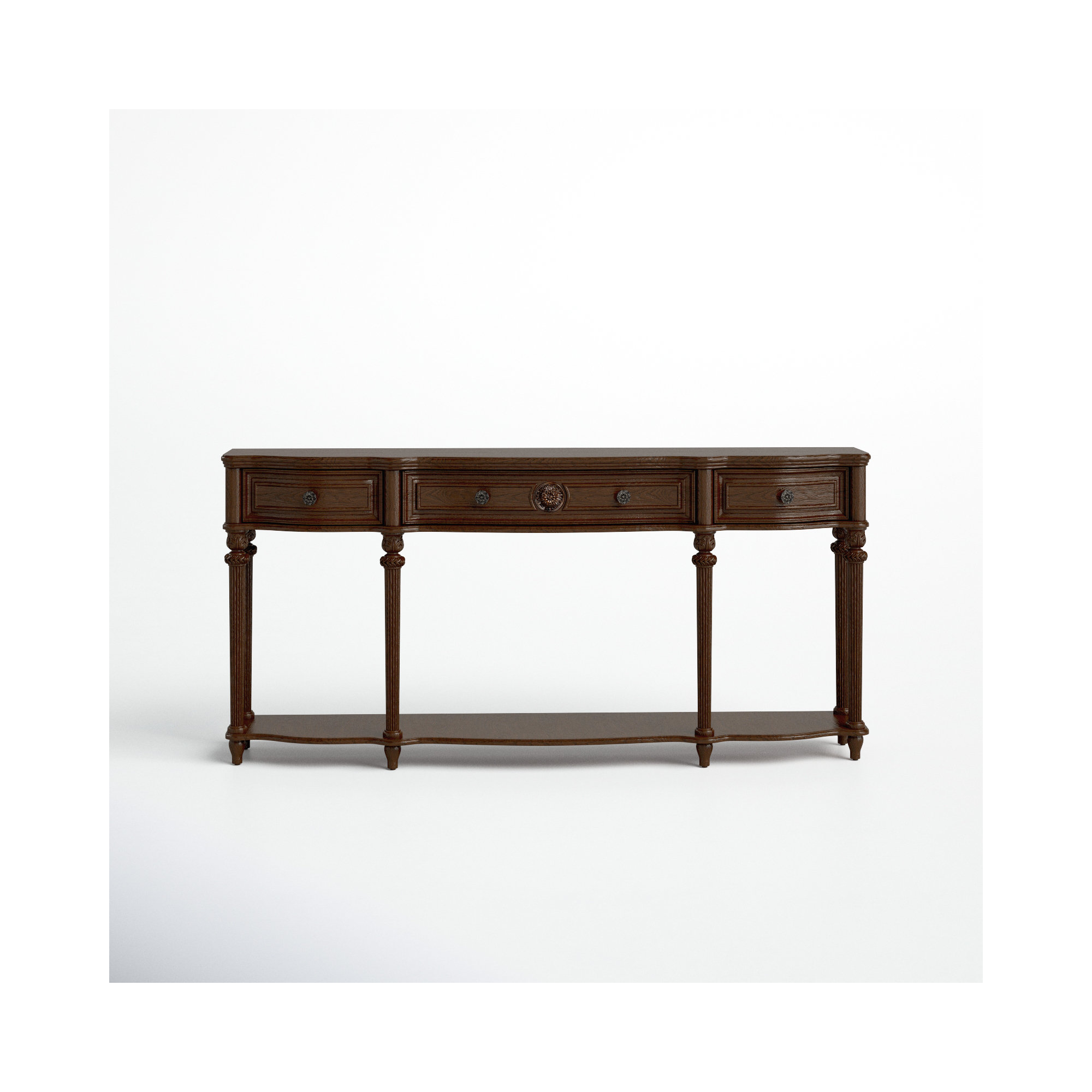 Balsam 72" Console Table, Vintage Oak