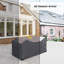 Housse pour causeuse d'extérieur durable