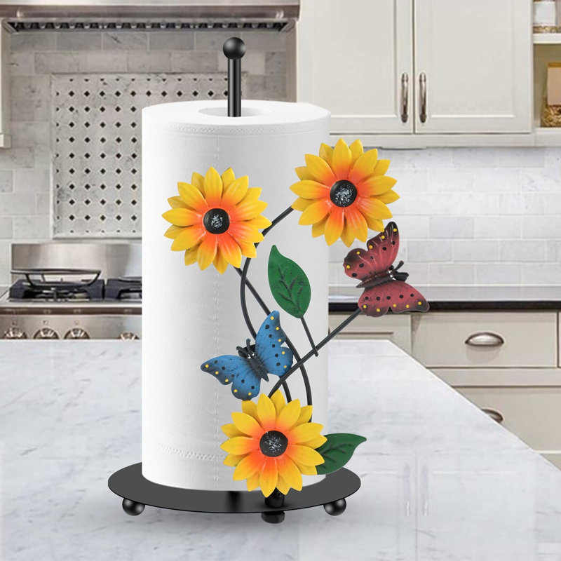 Kitchen Roll Holder Sunflower Paper Towel Holder