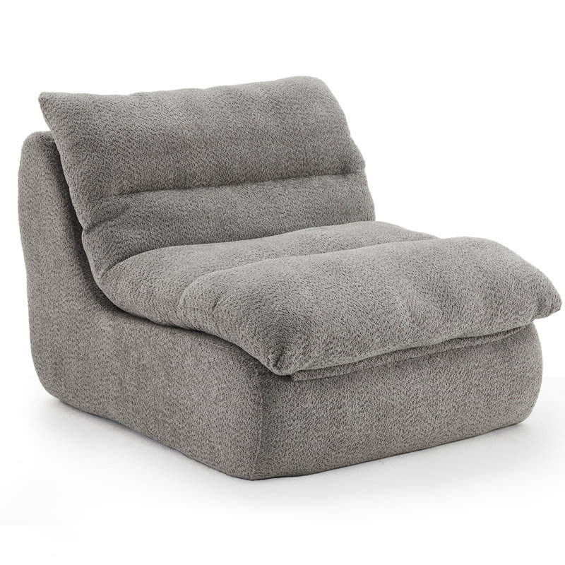 Upholstered Accent Sofa, Gray