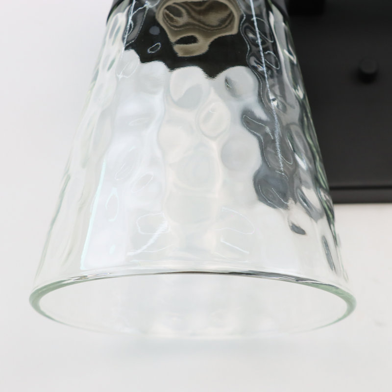 Éclairage pour meuble-lavabo à 2 lumières DEL, Noir mat